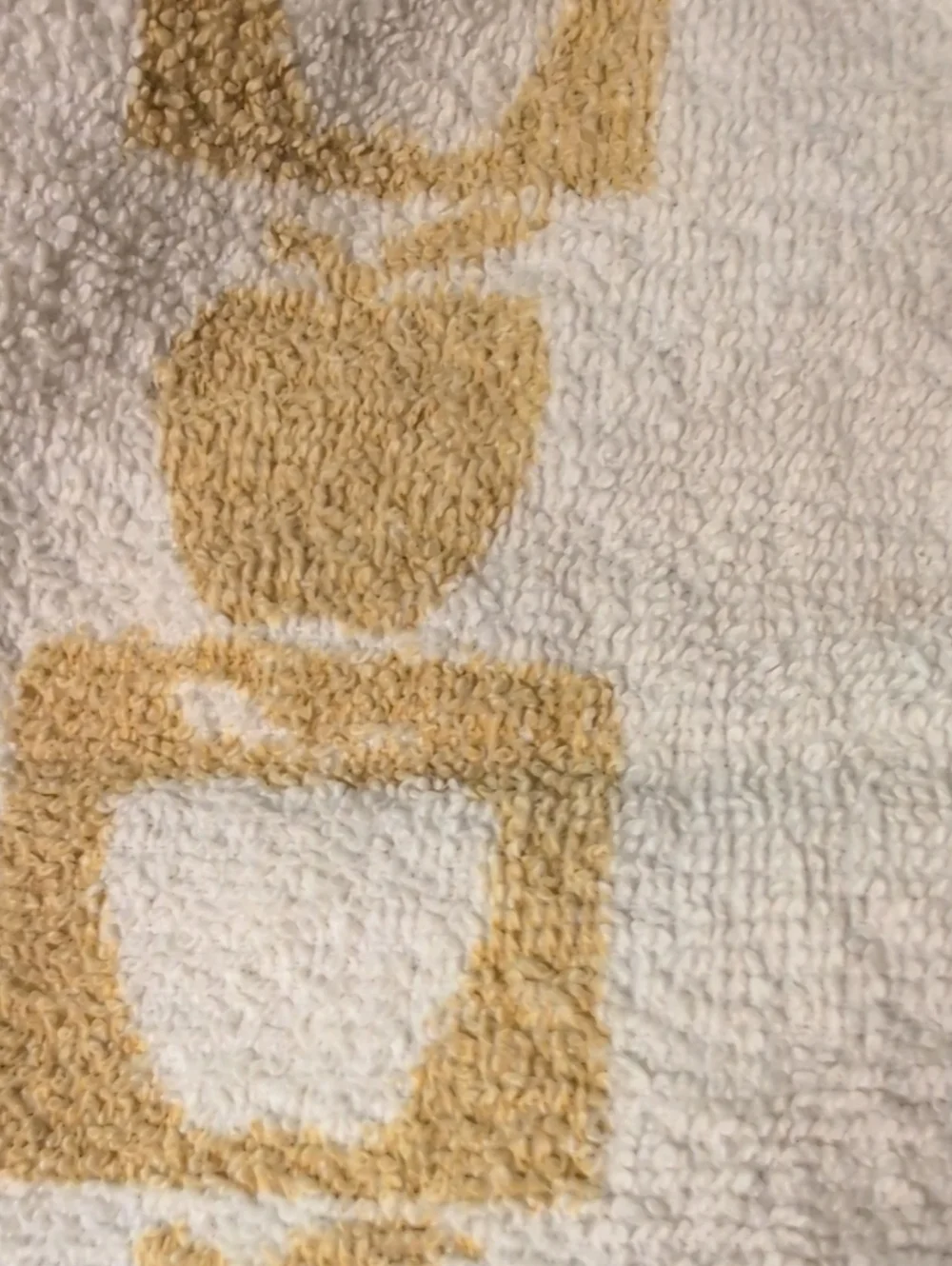 70s Vintage Rooster Hand Towel Kitchen Decor Terrycloth MCM